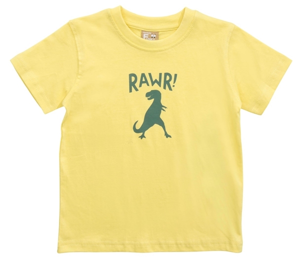 Funky Μπλούζα Παιδική Για Αγόρι Δεινόσυρος, Κίτρινο