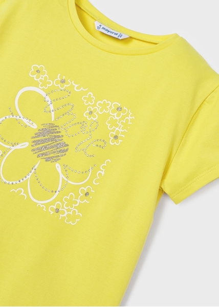 Mayoral Παιδική Μπλούζα Για Κορίτσι, Κίτρινο