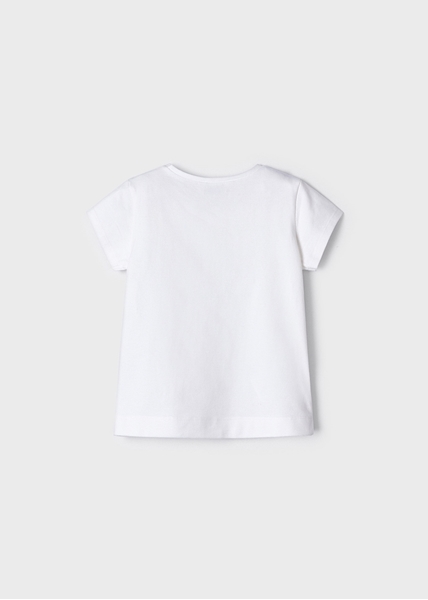 Mayoral Παιδική Μπλούζα Για Κορίτσι, Λευκό