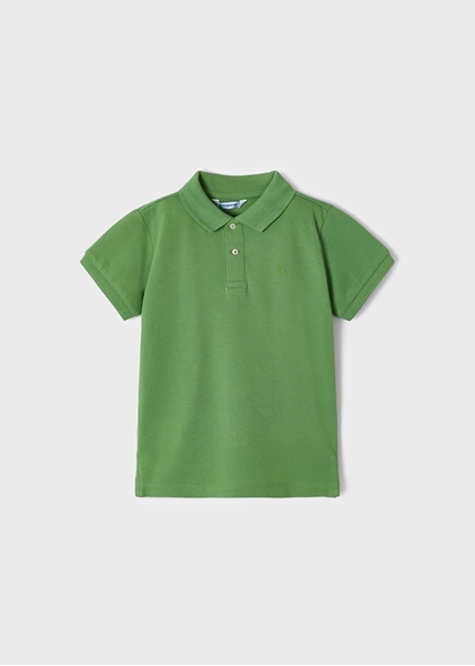 Mayoral Παιδική Μπλούζα Με Γιακά Για Αγόρι, Πράσινο Σκούρο