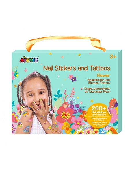 Avenir - Nail Stickers & Tattoos Flowers