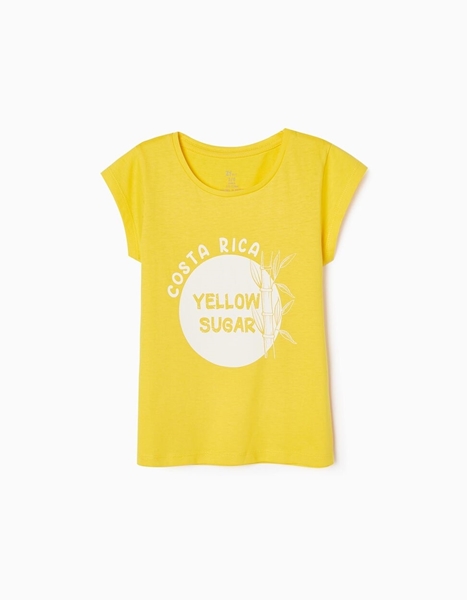 Zippy Μπλούζα Κοντομάνικη Yellow Sugar, Κίτρινη