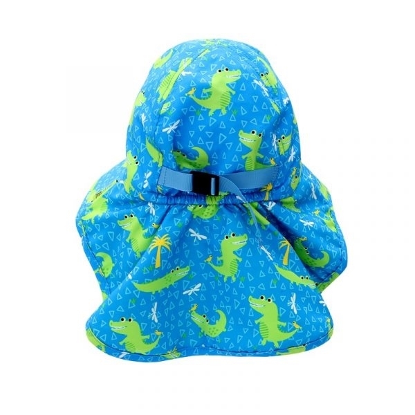 Zoocchini Αντηλιακό Καπέλο με Λαιμό UPF50+ Alligator