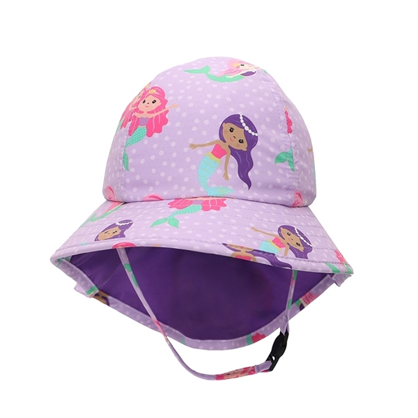 Zoocchini Αντηλιακό Καπέλο με Λαιμό UPF50+ Mermaid 