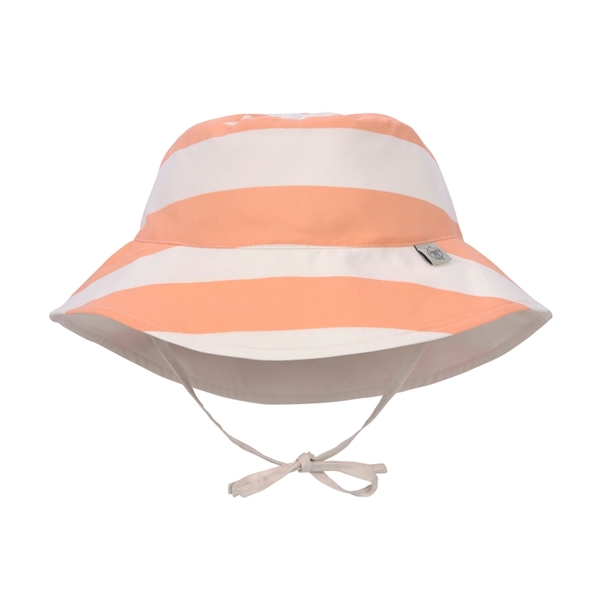 Lassig Καπέλο με Ηλιοπροστασία Pebbles Block Stripes Milky Peach