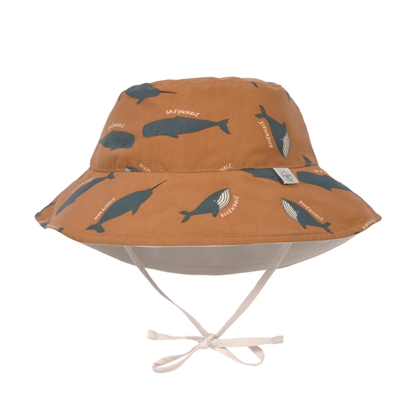 Lassig Καπέλο με Ηλιοπροστασία Whale Caramel