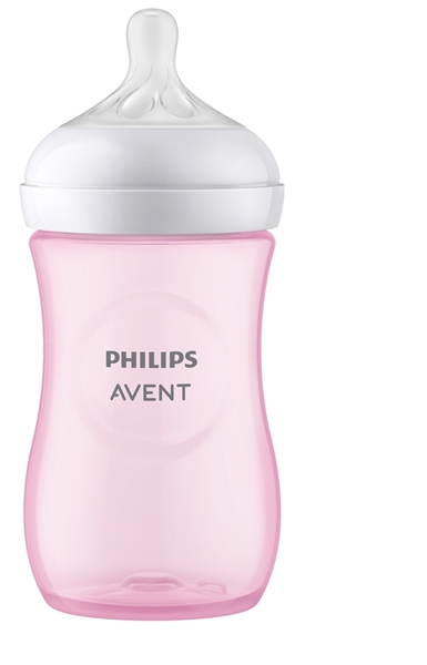 Philips Avent Μπιμπερο Natural Response Ροζ 1m+ 260ml