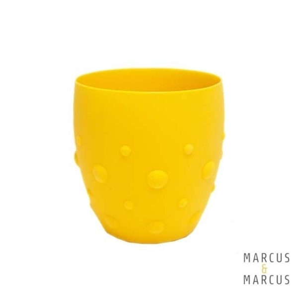 Marcus & Marcus Παιδικό Ποτηράκι Σιλικόνης Κίτρινο
