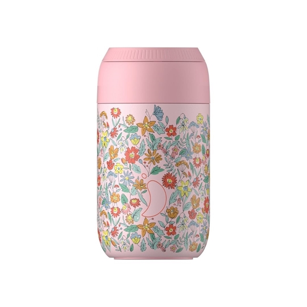 Chillys Θερμός Coffee Cup S2 Liberty Springs Blush Pink 340ml