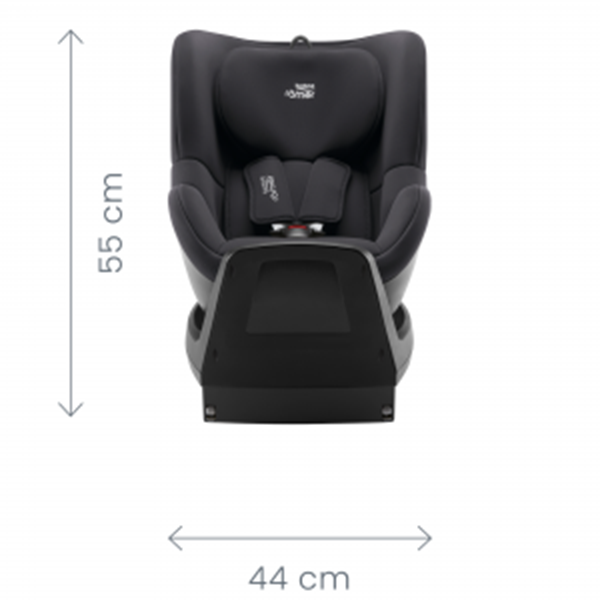 Britax Romer Παιδικό Κάθισμα Αυτοκινήτου Dualfix M Plus I-Size, Space Black 40 - 105 cm