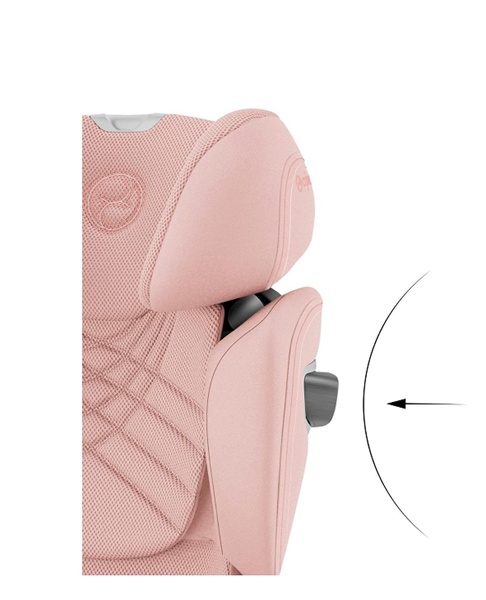 Cybex Κάθισμα Αυτοκινήτου Solution T i-Fix Peach Pink Plus 15-36kg.