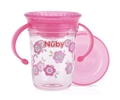 Nuby Κύπελλο Twin Handle 360° Wonder Cup Flower 240ml