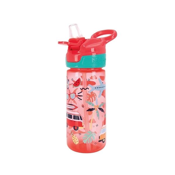 Nuby Παγούρι Flip It Soft Spout Red Cartoon 540ml