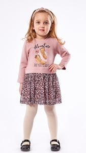 Εβίτα Fashion Παιδικό Πλεκτό Φόρεμα, Ροζ
