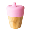 Eco Rascals Ποτήρι Bamboo με Στόμιο Sippy Pink