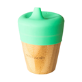 Eco Rascals Ποτήρι Bamboo με Στόμιο Sippy Green