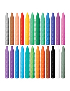 Haku Yoka Spiral Crayons - 24 Colours 