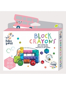 Haku Yoka Block Crayons School Bus
