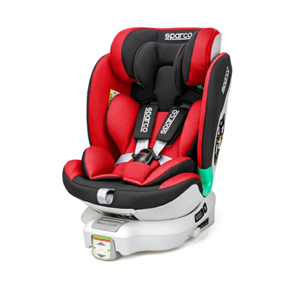 Sparco Κάθισμα Αυτοκινήτου I-Size & Top Tether Black Red