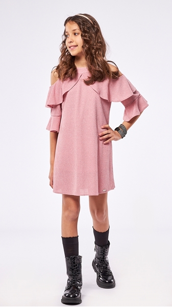 Εβίτα Fashion Φόρεμα Αμπιγιέ, Ροζ