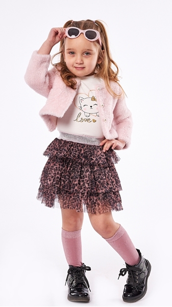 Εβίτα Fashion Παιδικό Σετ 3Τμχ Φούστα, Animal 