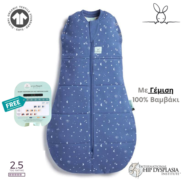 ergoPouch Υπνόσακος 2.5 tog 6-12 μηνών Coccon Night Sκy