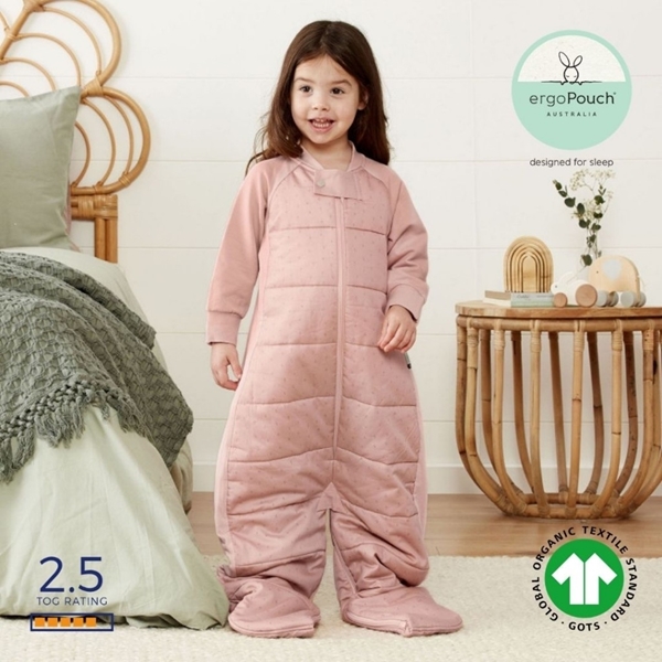 ergoPouch Υπνόσακος Sleep Suit 2 σε 1  2.5 tog 8-24 μηνών Berries