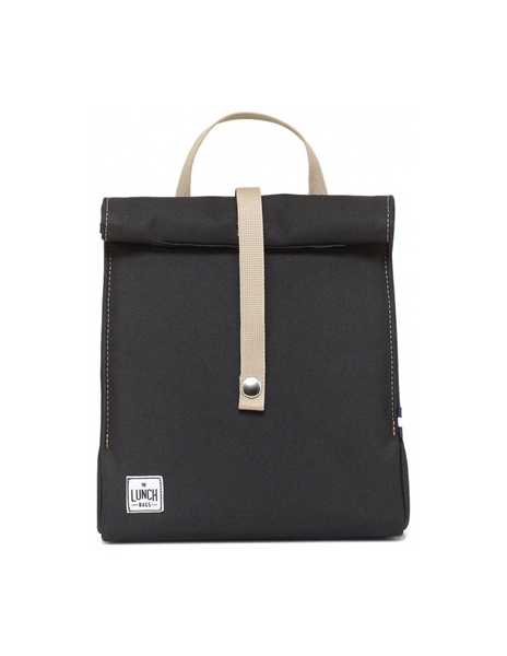 The LunchBags Τσαντάκι Φαγητού The Original Black wt Brown Strap