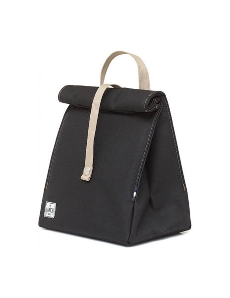 The LunchBags Τσαντάκι Φαγητού The Original Black wt Brown Strap