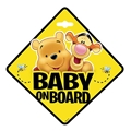 Seven Baby on Board Disney Winnie The Pooh