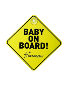 DreamBaby Baby on Board Sign Κίτρινο