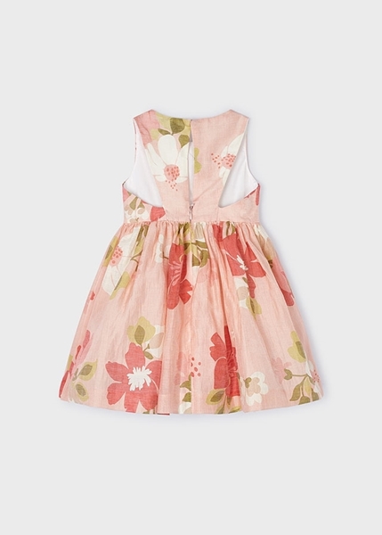  Mayoral Παιδικό Φόρεμα Με Στάμπες, Ροζ 