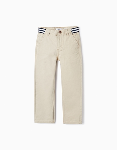 Zippy Παντελόνι Chino Με Λάστιχο Twill, Μπεζ 