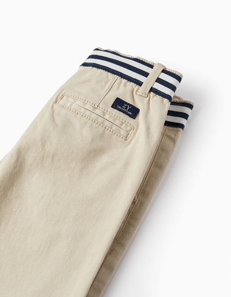 Zippy Παντελόνι Chino Με Λάστιχο Twill, Μπεζ 