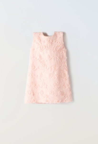 Εβίτα Fashion Φόρεμα Δαντέλα Με Τσαντάκι, Ροζ