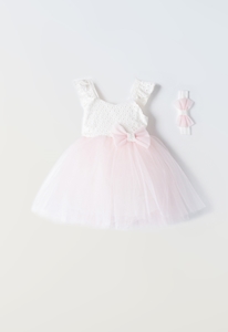 Εβίτα Fashion Bebe Φόρεμα Με Τούλι, Ροζ