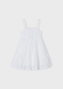 Mayoral Παιδικό Φόρεμα, Λευκό