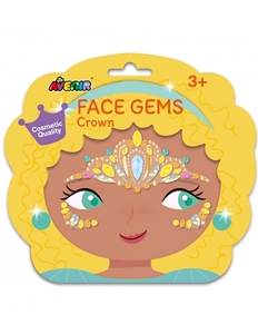 Avenir - Αυτοκόλλητα Προσώπου Face Gems Crown