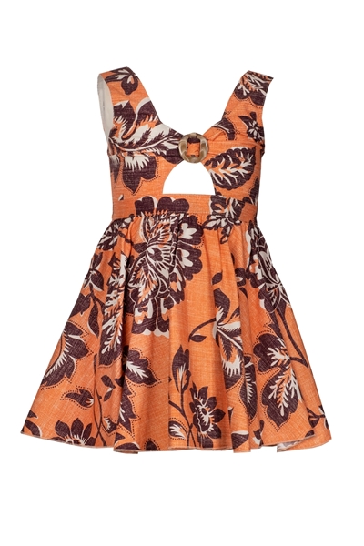 M&B Fashion Παιδικό Φόρεμα , Πορτοκαλί