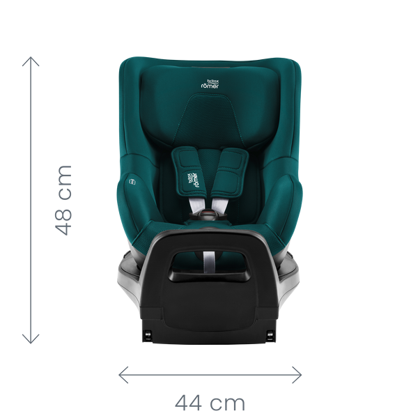Britax Romer Παιδικό Κάθισμα Αυτοκινήτου Dualfix Pro i-Size, Space Black 40-105 cm