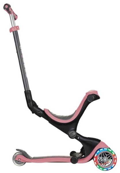 Globber Scooter Go-Up Deluxe Fantasy Lights Pastel Deep Pink