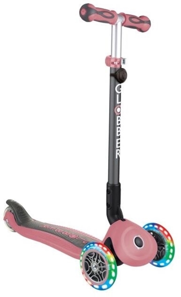 Globber Scooter Go-Up Deluxe Fantasy Lights Pastel Deep Pink