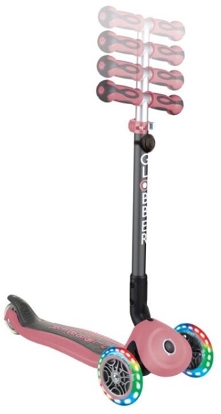 Globber Scooter Go-Up Deluxe Fantasy Lights Pastel Deep Pink