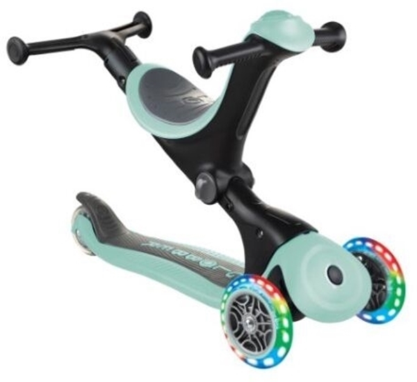 Globber Scooter Go-Up Deluxe Fantasy Lights Pastel Mint