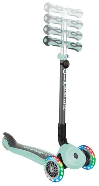 Globber Scooter Go-Up Deluxe Fantasy Lights Pastel Mint