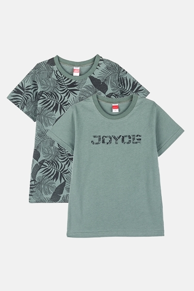 Joyce Μπλούζες 2 Pack Tropical, Χακί