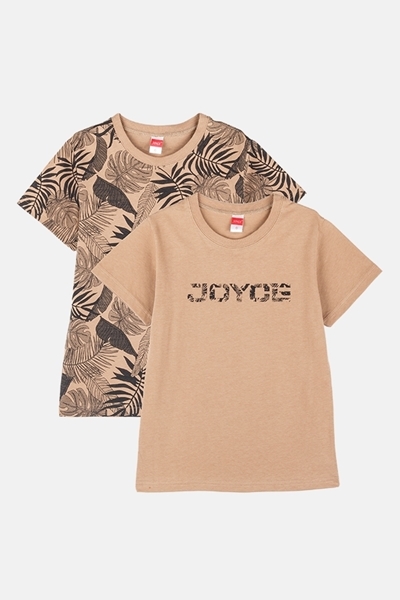 Joyce Μπλούζες 2 Pack Tropical, Καφέ