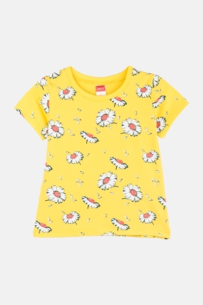 Joyce Παιδικές Μπλούζες 2 Pack Μαργαρίτες, Κίτρινο