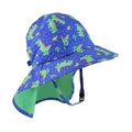 Zoocchini Αντηλιακό Καπέλο με Λαιμό UPF50+ Devin the Dinosaur