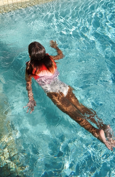 SunnyLife Γιλέκο Κολύμβησης 1-2 ετών Melody The Mermaid Neon
